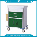 AG-GS009 Multi function emergency clinic steel medical trolley for sale